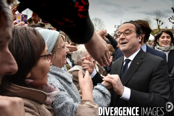 François Hollande en Isère