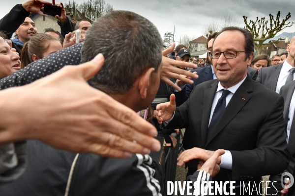 François Hollande en Isère