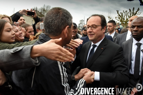 François Hollande en Isère