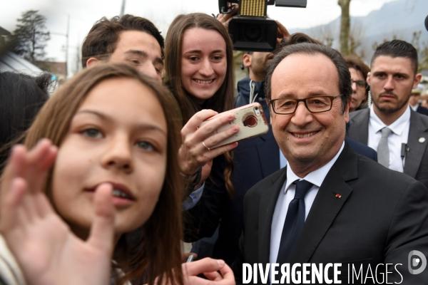 François Hollande en Isère