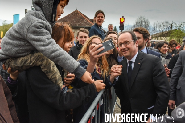 François Hollande en Isère