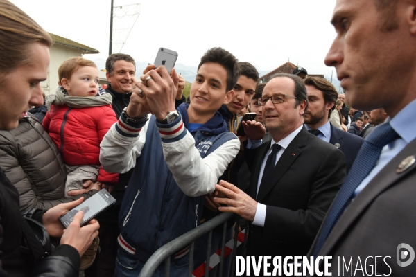 François Hollande en Isère