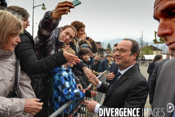 François Hollande en Isère