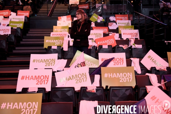 Benoît Hamon. Meeting de Bercy