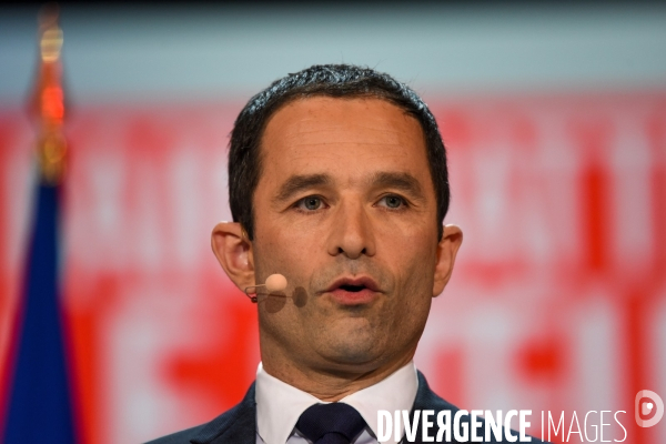 Benoît Hamon. Meeting de Bercy