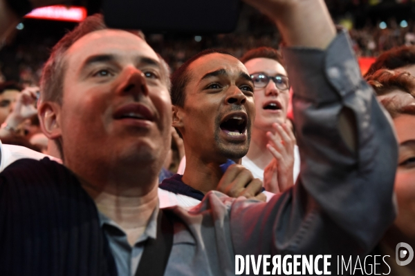 Benoît Hamon. Meeting de Bercy