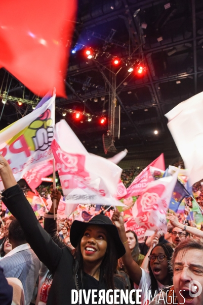 Benoît Hamon. Meeting de Bercy