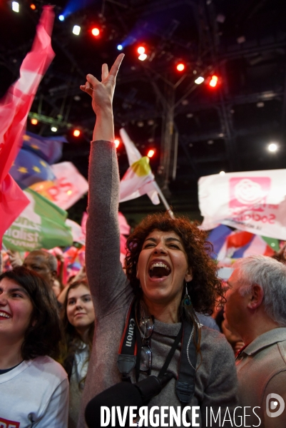 Benoît Hamon. Meeting de Bercy