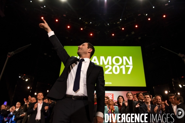 Benoît Hamon. Meeting de Bercy