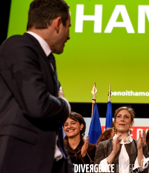 Benoît Hamon. Meeting de Bercy