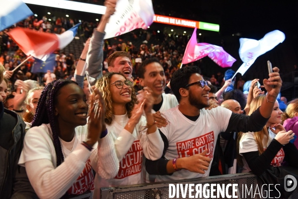 Benoît Hamon. Meeting de Bercy