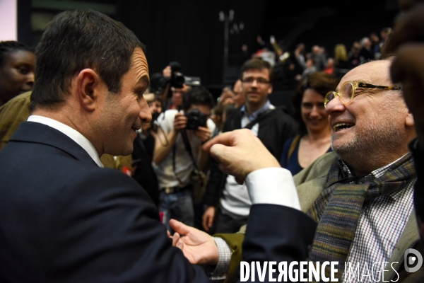 Benoît Hamon. Meeting de Bercy