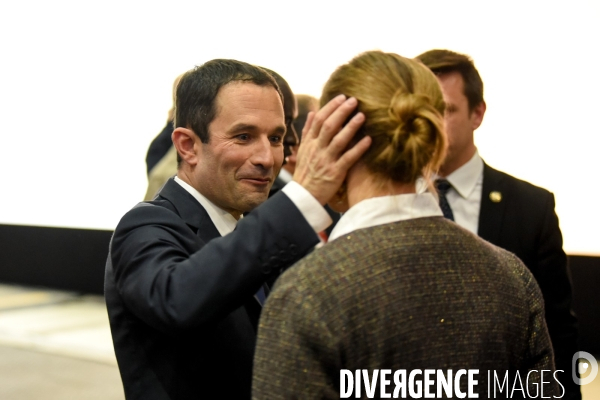 Benoît Hamon. Meeting de Bercy