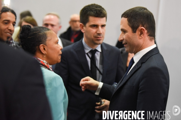 Benoît Hamon. Meeting de Bercy