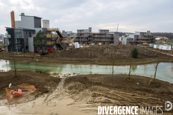 Chantier du futur Villages Nature