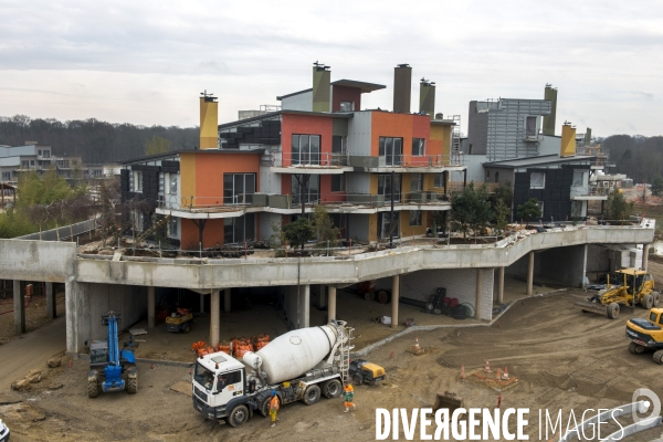 Chantier du futur Villages Nature