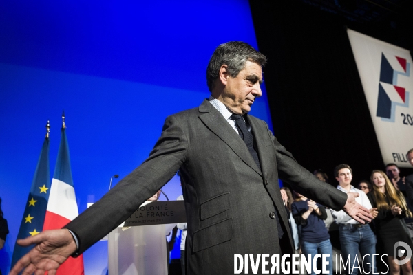 CP2017 : François Fillon à Courbevoie