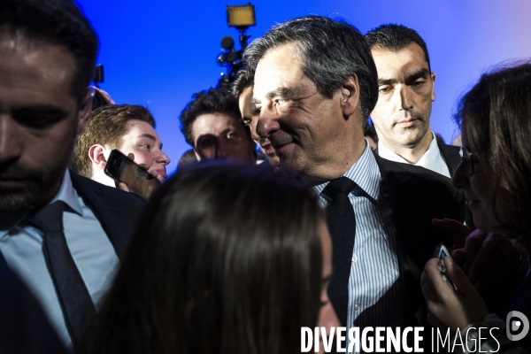 CP2017 : François Fillon à Courbevoie