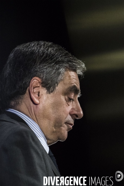 CP2017 : François Fillon à Courbevoie