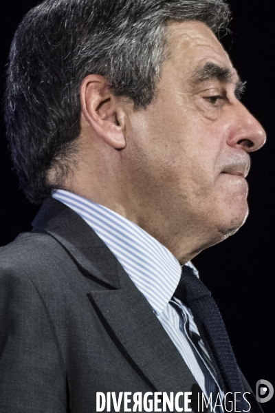 CP2017 : François Fillon à Courbevoie