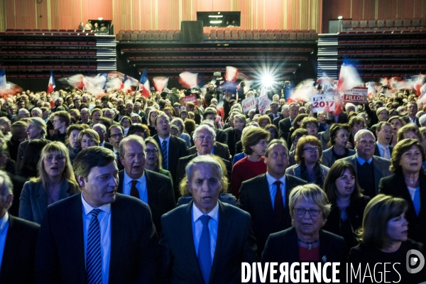 CP2017 : François Fillon à Courbevoie