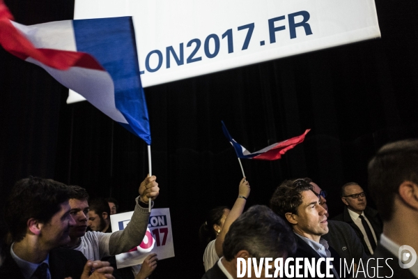 CP2017 : François Fillon à Courbevoie