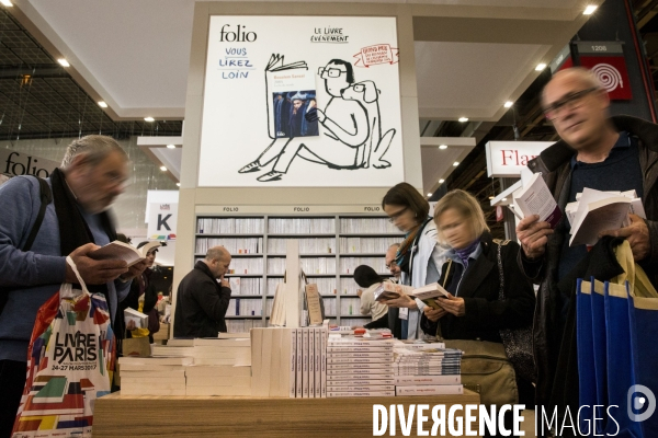 Livre Paris 2017, le salon du livre de Paris.