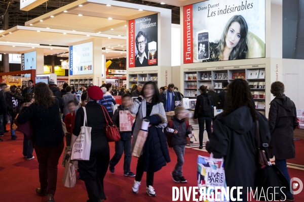 Livre Paris 2017, le salon du livre de Paris.