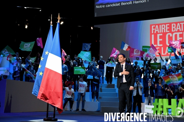 Meeting de Benoit Hamon à Bercy