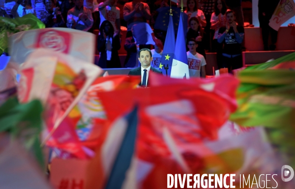 Meeting de Benoit Hamon à Bercy