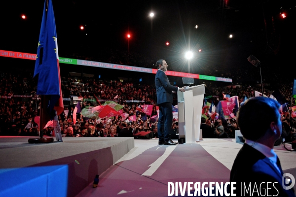 Meeting de Benoit Hamon à Bercy