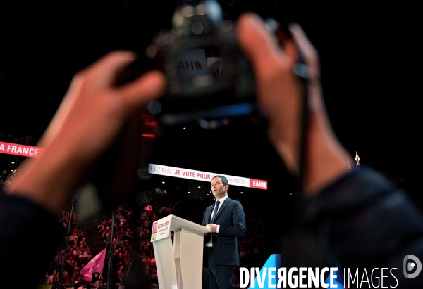 Meeting de Benoit Hamon à Bercy