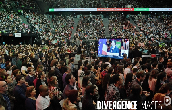 Meeting de Benoit Hamon à Bercy