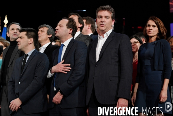 Meeting de Benoit Hamon à Bercy