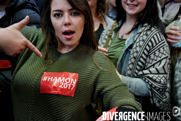 Meeting de Benoit Hamon à Bercy