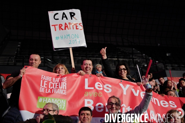 Meeting de Benoit Hamon à Bercy