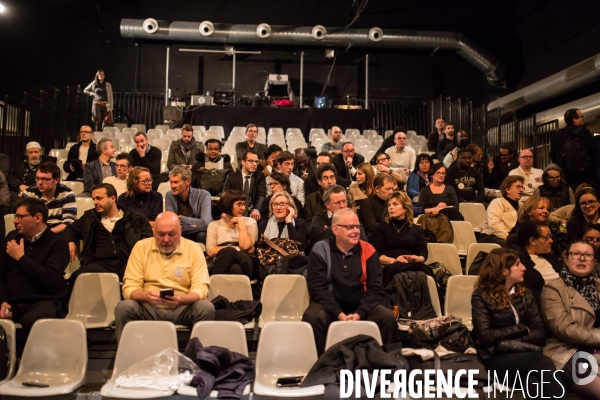 Les macronistes en banlieue à Pantin