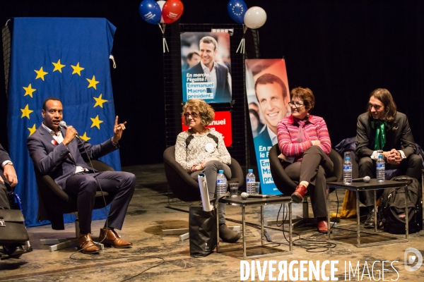 Les macronistes en banlieue à Pantin