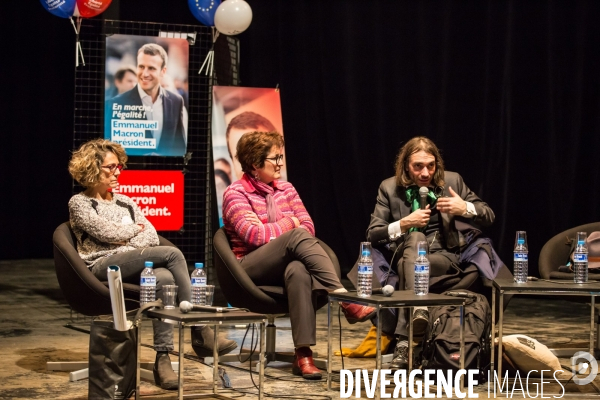 Les macronistes en banlieue à Pantin