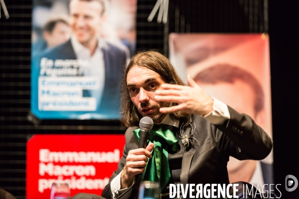 Les macronistes en banlieue à Pantin