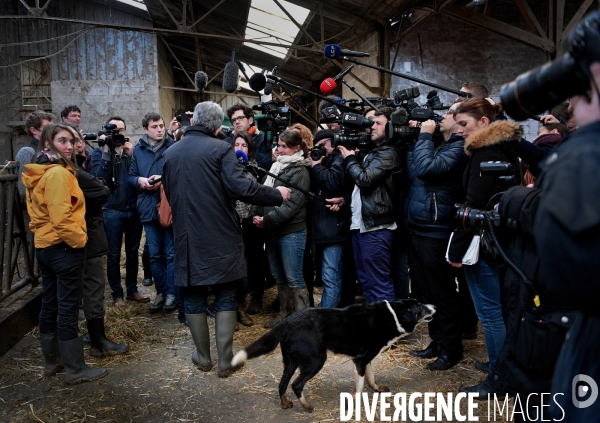 Déplacement de Jean Luc Melenchon sur le thème de l agriculture