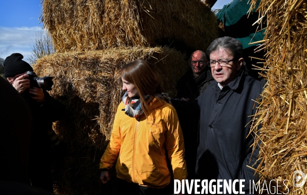 Déplacement de Jean Luc Melenchon sur le thème de l agriculture