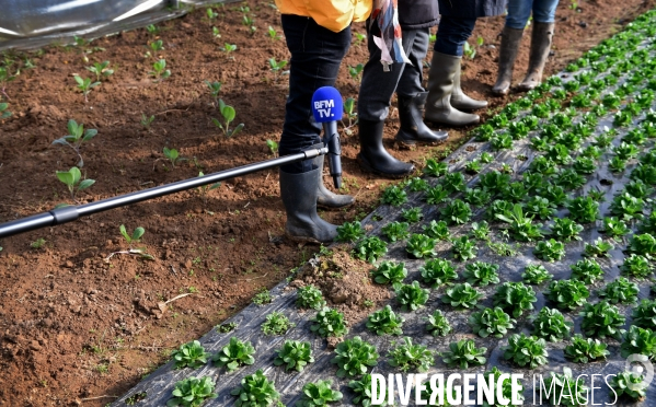 Déplacement de Jean Luc Melenchon sur le thème de l agriculture