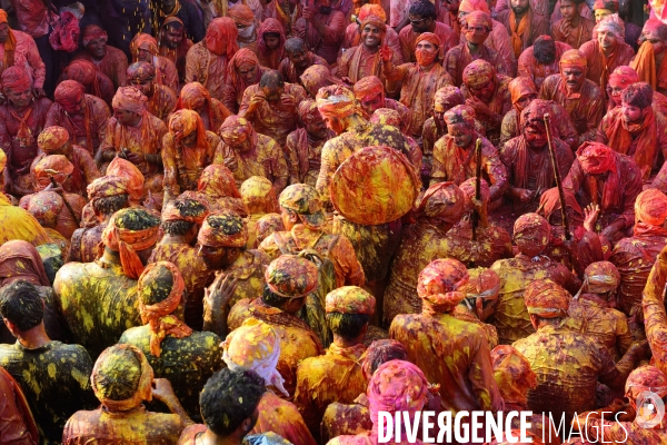 Holi, La Fête Sacré des Couleurs en Inde. Holi Festival of Colors and Love in India.