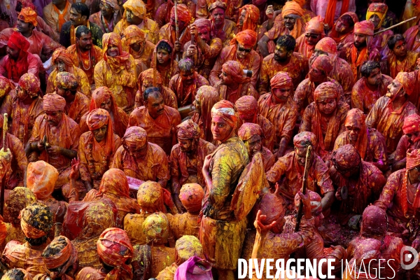 Holi, La Fête Sacré des Couleurs en Inde. Holi Festival of Colors and Love in India.