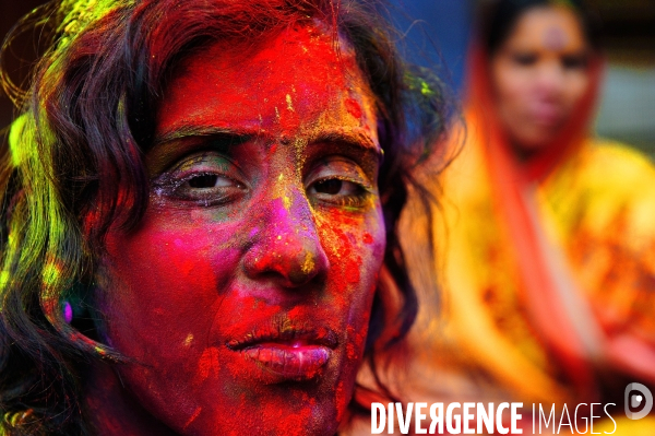 Holi, La Fête Sacré des Couleurs en Inde. Holi Festival of Colors and Love in India.