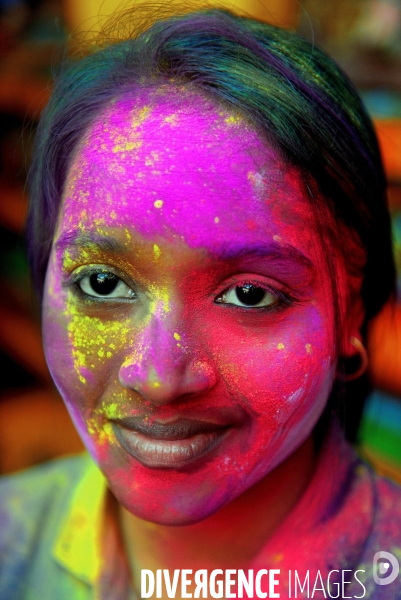 Holi, La Fête Sacré des Couleurs en Inde. Holi Festival of Colors and Love in India.