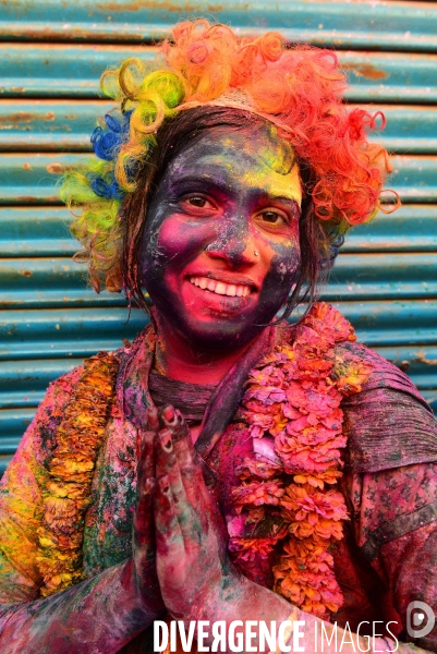 Holi, La Fête Sacré des Couleurs en Inde. Holi Festival of Colors and Love in India.