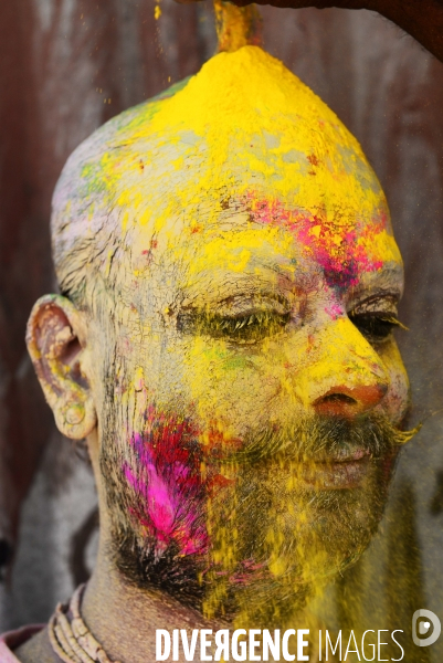 Holi, La Fête Sacré des Couleurs en Inde. Holi Festival of Colors and Love in India.