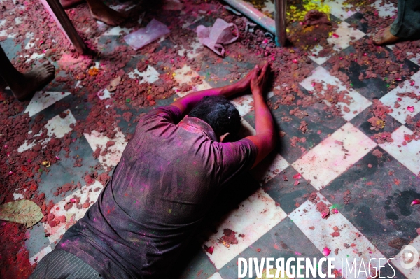 Holi, La Fête Sacré des Couleurs en Inde. Holi Festival of Colors and Love in India.